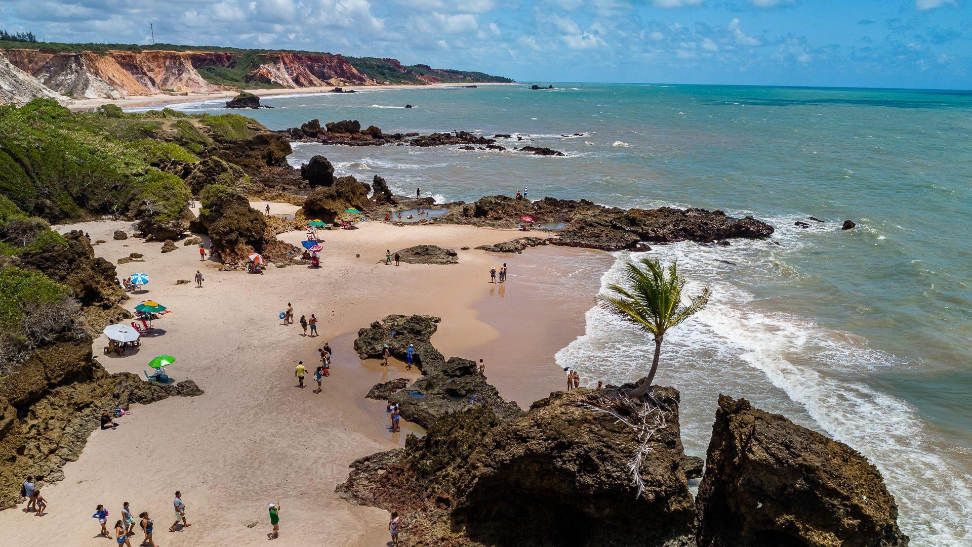 Tambaba: Praia de Tambaba no Litoral Sul da Paraíba
