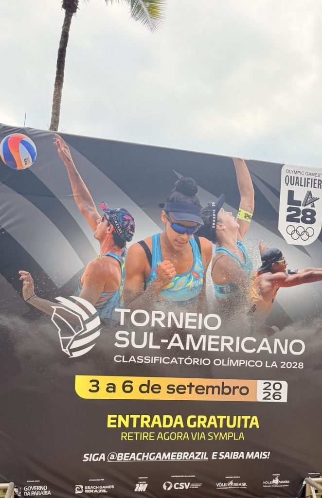 Classificatório olímpico de vôlei de praia em João Pessoa para Los Angeles 2028